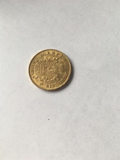 1 pièces de 20 francs or Napoléon III 18...