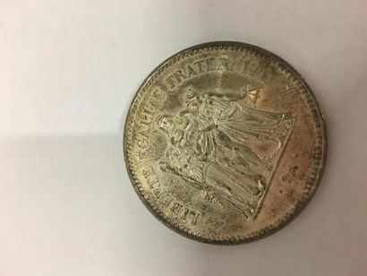 Pièce de 50 francs argent 1977 