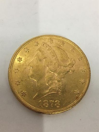 1 Pièce de 20 dollars or 1878