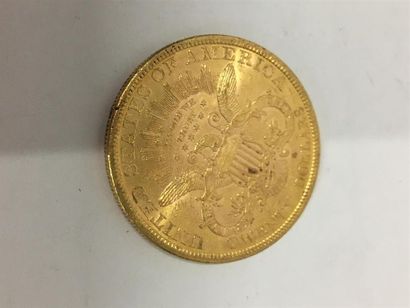 1 Pièce de 20 dollars or 1878
