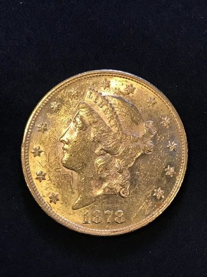 1 Pièce de 20 dollars or 1878