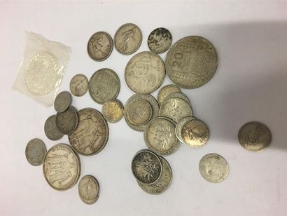 Ensemble de pièces en argent dont 2 x 10...