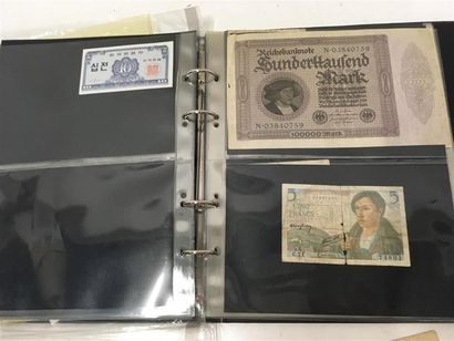 Album de billets de banque dont assignat...