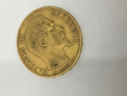 1 pièces de 20 francs or Napoléon III