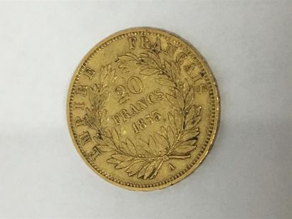 1 pièces de 20 francs or Napoléon III