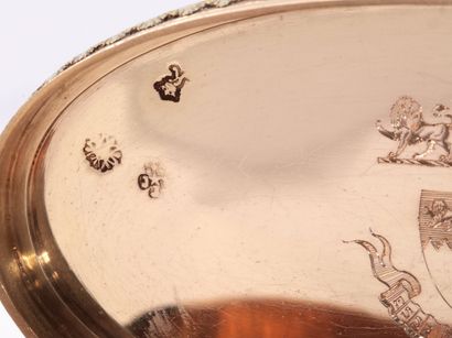 Large and Important Three Gold 750°/°° Snuffbox...