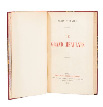 Alain FOURNIER (Pseudonym of Henri Alban...