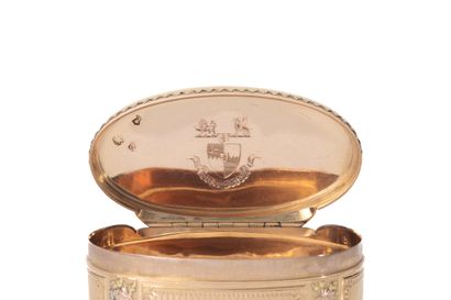 Large and Important Three Gold 750°/°° Snuffbox...