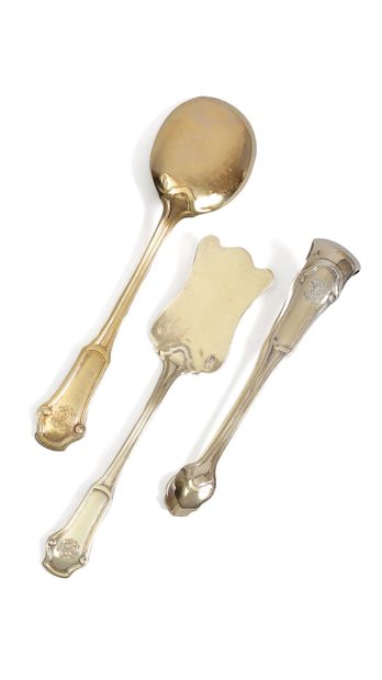 Gustave KELLER. Paris.
1 sugar tongs in 950°/°°...