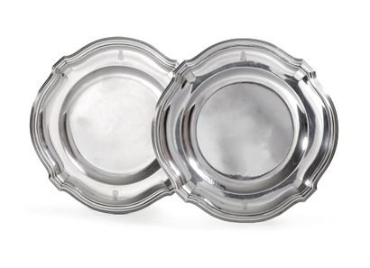 Gustave KELLER. Paris.
Pair of round dishes...