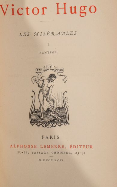 Victor HUGO (1802-1885). Les Œuvres. 6 volumes...