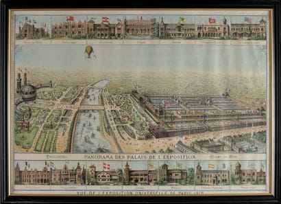 Les palais de l’Exposition Universelle de...