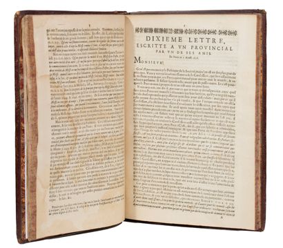 Blaise PASCAL (1623-1662).
Les Provinciales...