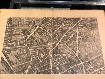 Paris au XVIIIe siècle. Plan de Paris en...