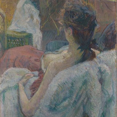 Ecole Post-Impressionniste, circa 1890.
Portrait...