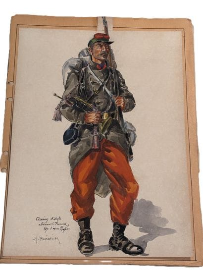 Uniformes des Francs-Tireurs et Volontaires...