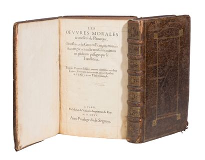 PLUTARCH.
Les œuvres morales et meslées (2...