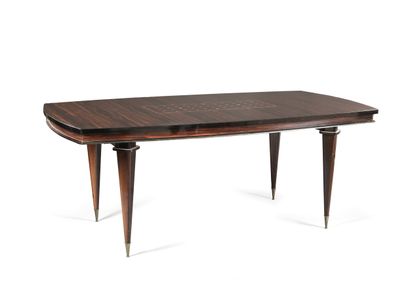 Table de salle à manger à bords arrondis,...