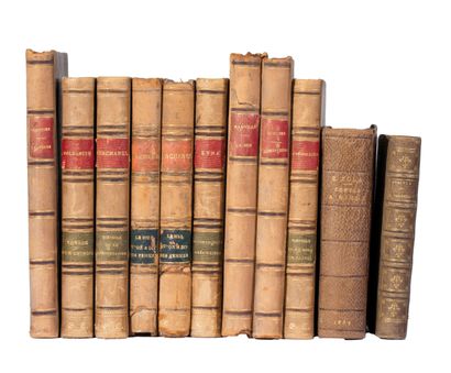 Various works. Various bindings. 11 volumes.
Léon...