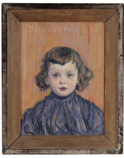Ecole Post-Impressionniste, circa 1890.
Portrait...