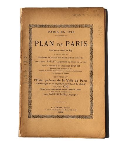 Jacques GOMBOUST. Plan Monumental de Paris...