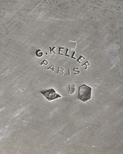Gustave KELLER. Paris.
Pair of small covered...