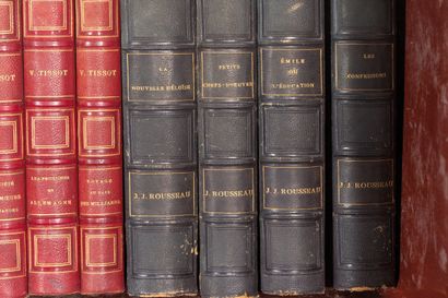Various works. Various bindings. 45 volumes.
Clément's...