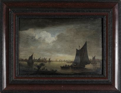 École Hollandaise du XVIIIe siècle.
Port...