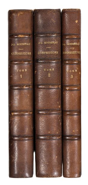 Jean-Jacques ROUSSEAU (1712)1778). Confessions....
