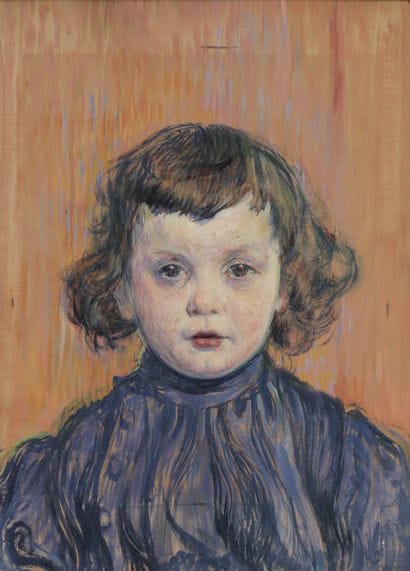 Ecole Post-Impressionniste, circa 1890.
Portrait...