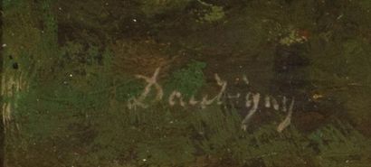 Charles François DAUBIGNY (1817-1878).
Vaches...