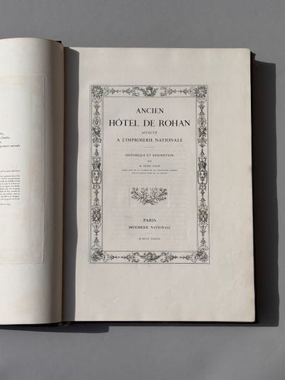 Henry JOUIN. Ancien Hôtel de Rohan affecté...