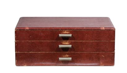 CHRISTOFLE.
Silver-plated, filet and shell...