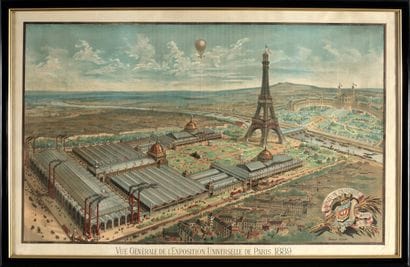 Panorama. Vue générale de l’Exposition Universelle...