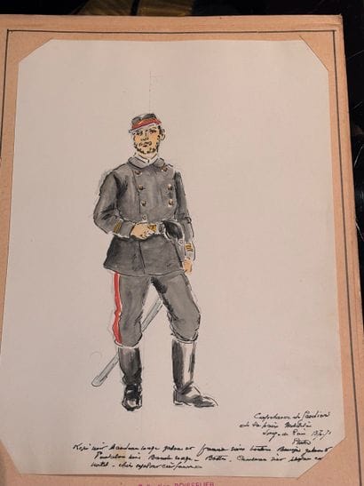 Uniformes des Francs-Tireurs et Volontaires...