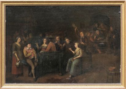 École Hollandaise du XVIIe siècle. Attribué...