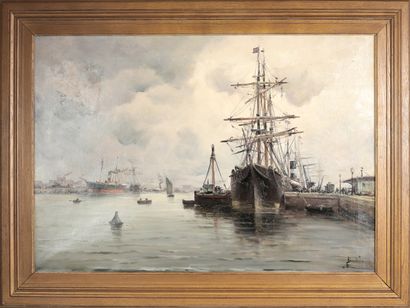 Eugène BOUDIN (1824-1898) (d’après).
Le Havre,...