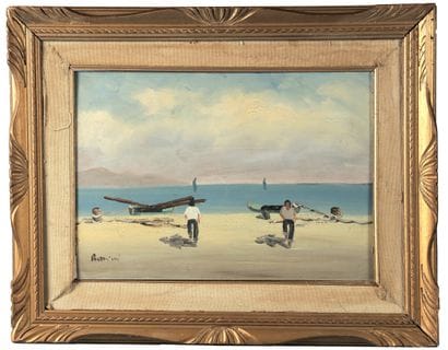 Romano ROSSINI (1890–1951).
Lively beach...