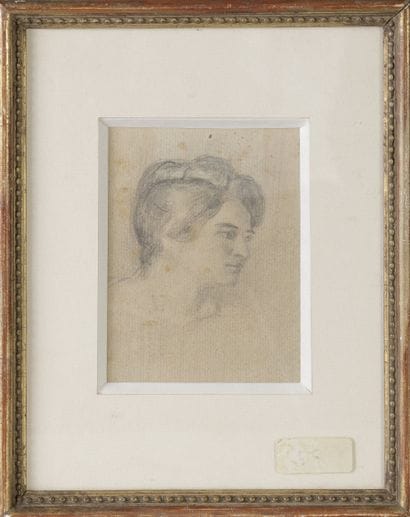 École Française du début du XXe siècle.
Portrait...