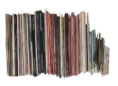 Important ensemble de disques Vinyles 33...