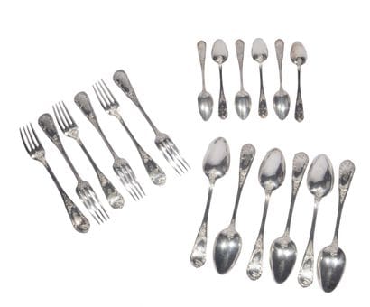 Six fourchettes et Six cuillères à soupe...