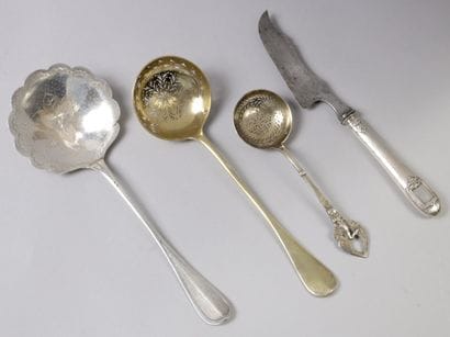 Lot en argent 950°/°° et vermeil comprenant:...