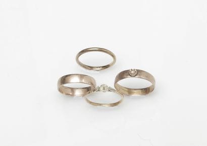 A set made of 750°/°° yellow gold, including...