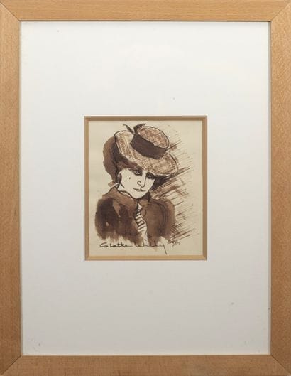 École Moderne. (XXe siècle).
Colette Willy.
Encre...