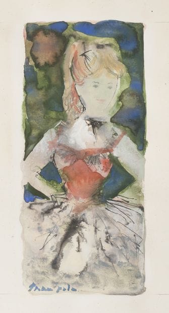 Émile GRAU-SALA (1911-1975).
Jeune fille...