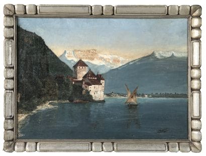 Albert BARTHOLOME (1848–1928).
View of Chillon...