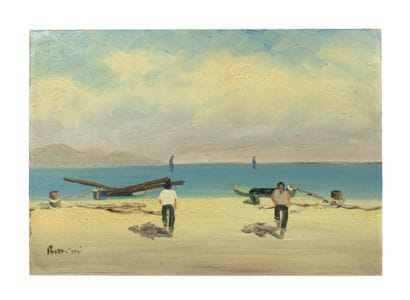 Romano ROSSINI (1890–1951).
Lively beach...