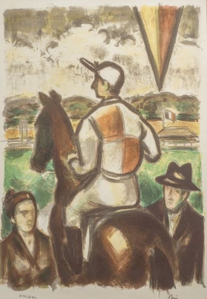 Modern School. (20th century).
The Jockey...