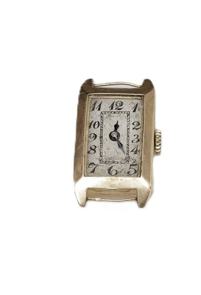 Women's watch with a rectangular case in...