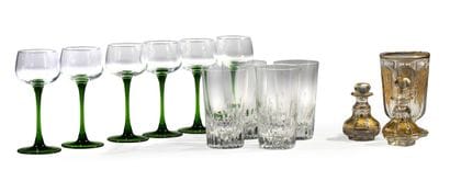 A set of glasses consisting of 4 Baccarat...